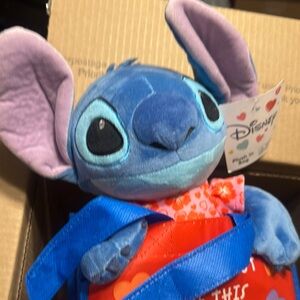 Disney Blue and Purple Stitch Stuffed Animal